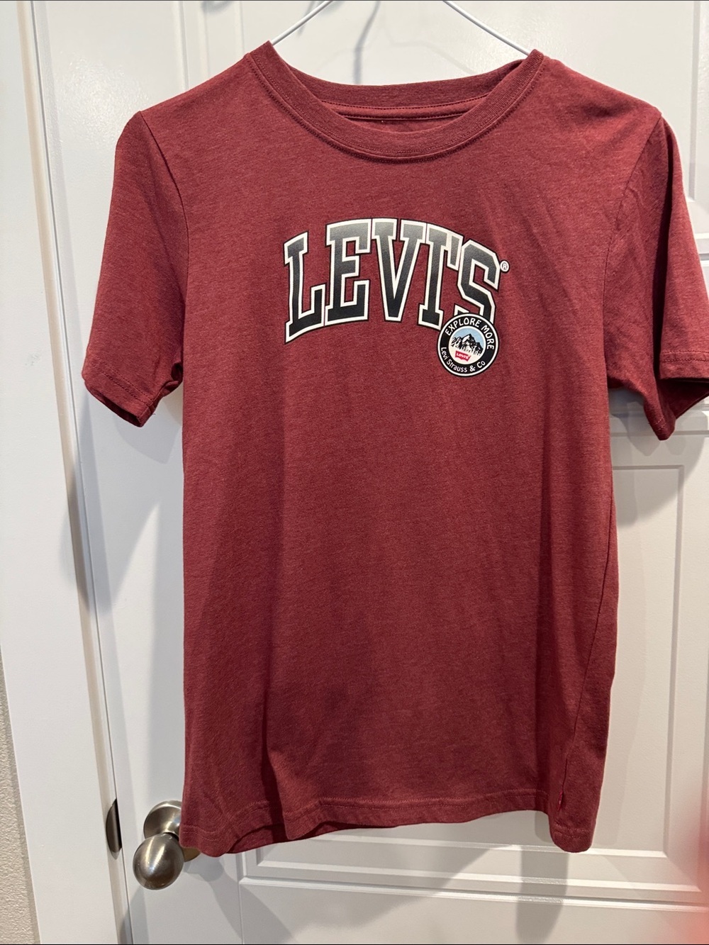 Levi's Heathered Brick Red Logo Tee